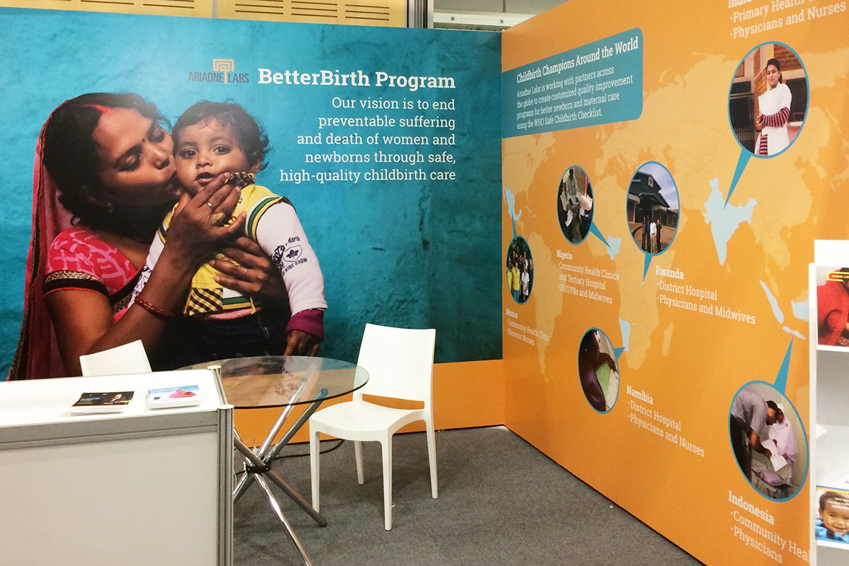 BetterBirth booth from RCOG World Congress 2017